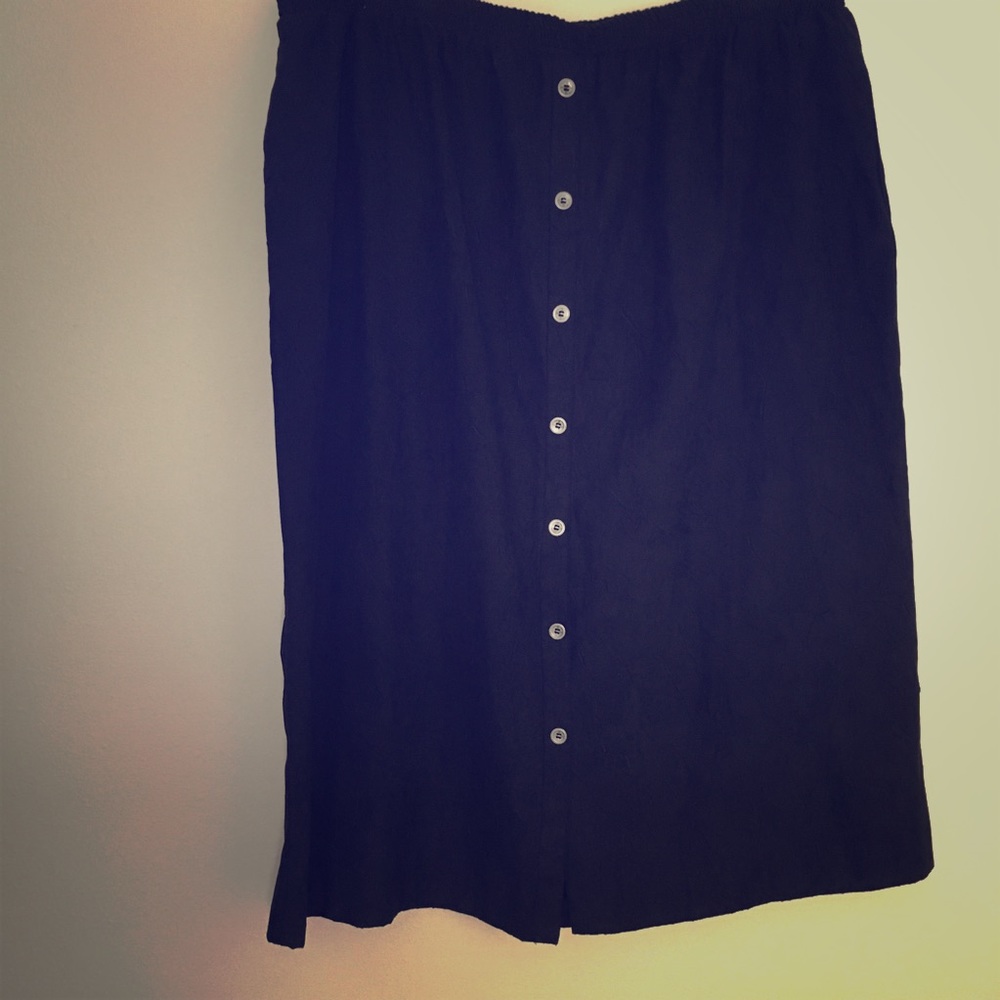 ELCC black Midi skirt size 2XL